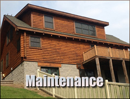  Sylva, North Carolina Log Home Maintenance