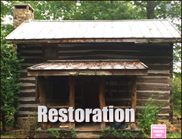 Historic Log Cabin Restoration  Sylva, North Carolina